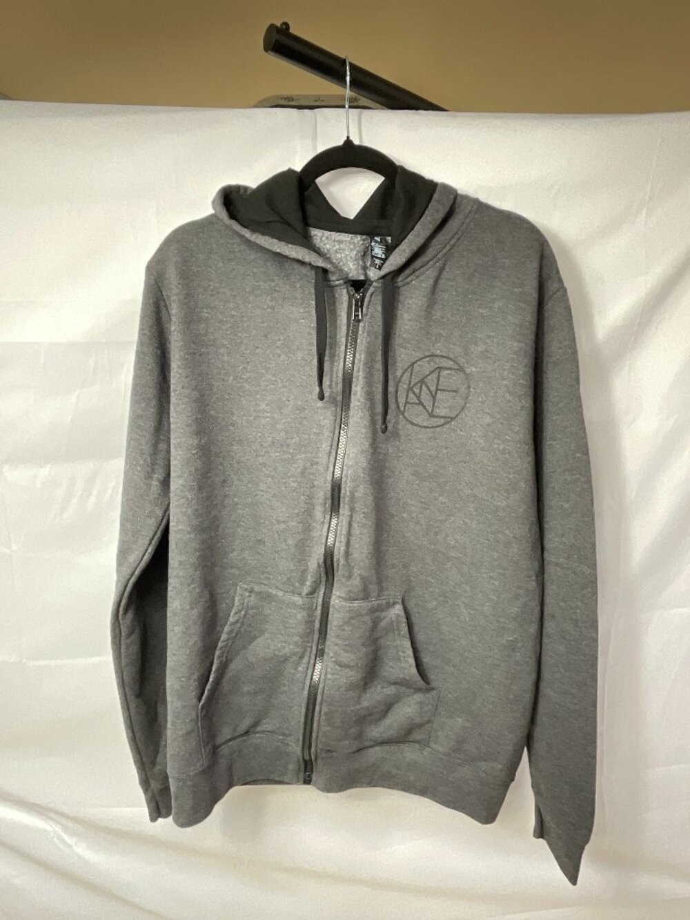 Kane Brown KB Gray Full-Zip Hoodie Jacket